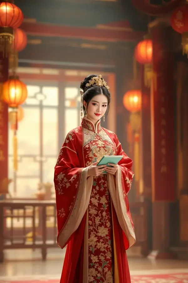 黄豆短剧《重来一品夫人》封面，穿越重生题材短剧，上一世死于赐酒，这一世她先敬皇帝一杯