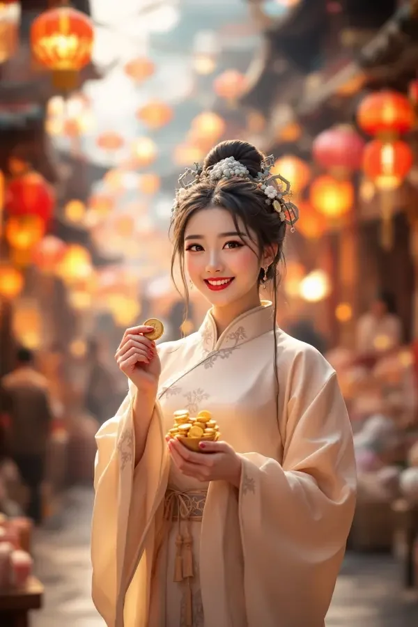黄豆短剧《户部尚书之女》封面，逆袭题材短剧，她算得比户部还准，京城没人敢跟她对账